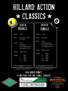 billard action classics 2018